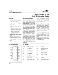 Click here to download BQ2011SN-D118TR Datasheet