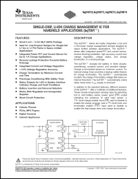 Click here to download BQ24010DRCRG4 Datasheet