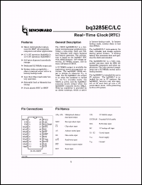 Click here to download BQ3285LC Datasheet
