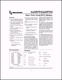 Click here to download BQ3287EA Datasheet