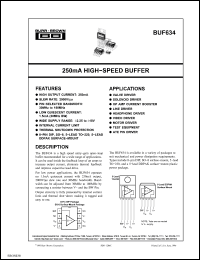Click here to download BUF634TG3 Datasheet