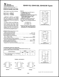 Click here to download CD4011BEE4 Datasheet