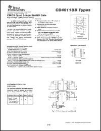 Click here to download CD4011UBME4 Datasheet