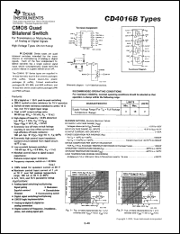Click here to download CD4016BMTE4 Datasheet