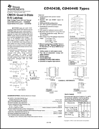 Click here to download CD4043BDWRE4 Datasheet