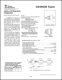 Click here to download CD4063BM Datasheet