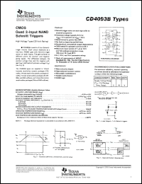 Click here to download CD4093BEE4 Datasheet