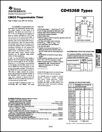 Click here to download CD4536BPW Datasheet