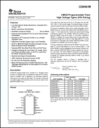 Click here to download CD4541BMTE4 Datasheet