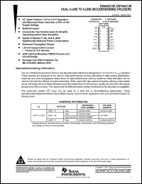 Click here to download CD54AC139 Datasheet