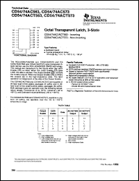 Click here to download CD74AC573M96E4 Datasheet