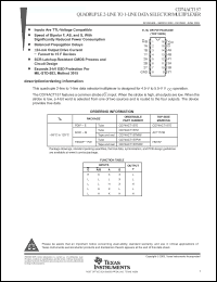 Click here to download CD74ACT157PWE4 Datasheet