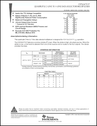 Click here to download CD74ACT157PWRE4 Datasheet