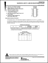 Click here to download CD74ACT158M96E4 Datasheet