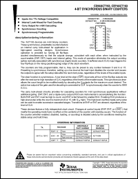 Click here to download CD74ACT163M96E4 Datasheet