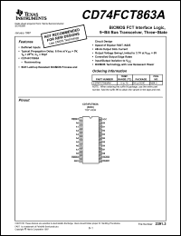 Click here to download CD74FCT863AM Datasheet