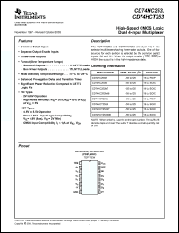 Click here to download CD74HCT253EE4 Datasheet