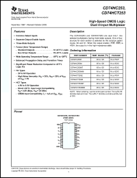 Click here to download CD74HC253ME4 Datasheet