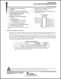 Click here to download CD74HC4051QM96Q1 Datasheet