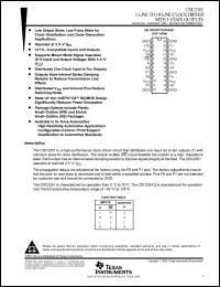 Click here to download CDC2351DBRG4 Datasheet