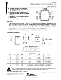 Click here to download CDCR61APWG4 Datasheet