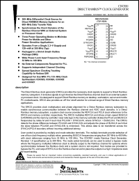 Click here to download CDCR81DBQRG4 Datasheet