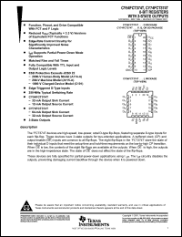 Click here to download CY74FCT374TQCTE4 Datasheet