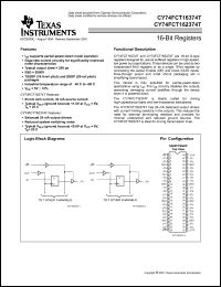 Click here to download CY74FCT162374CT Datasheet