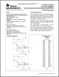 Click here to download CY74FCT16823CT Datasheet