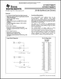 Click here to download CY74FCT16827CT Datasheet