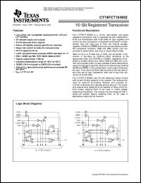 Click here to download CY74FCT163652CPACT Datasheet