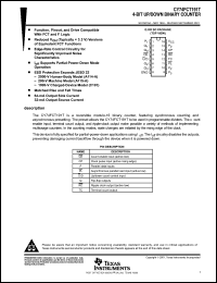 Click here to download CY74FCT191CTQCTE4 Datasheet