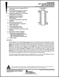 Click here to download CY74FCT2543CTSOCE4 Datasheet