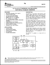 Click here to download DAC7571IDBVTG4 Datasheet