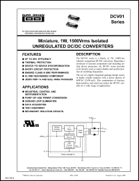 Click here to download DCV010505D Datasheet