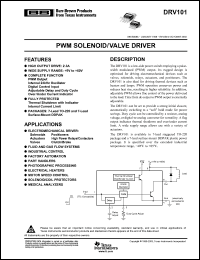 Click here to download DRV101TG3 Datasheet