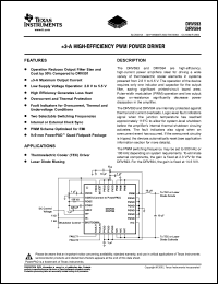 Click here to download DRV594VFPRG4 Datasheet