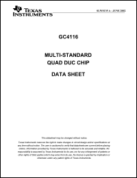 Click here to download GC4116 Datasheet