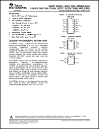 Click here to download LMV821IDBVTE4 Datasheet