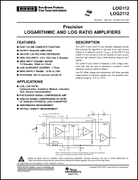 Click here to download LOG2112AIDWE4 Datasheet