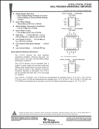 Click here to download LT1013CPE4 Datasheet