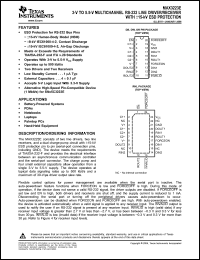 Click here to download MAX3223EIDW Datasheet