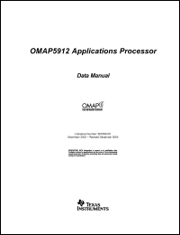 Click here to download OMAP5912ZDY Datasheet