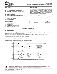Click here to download ONET2511TA Datasheet