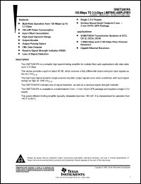 Click here to download ONET3301PARGTT Datasheet