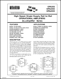 Click here to download OPA2353EA/2K5G4 Datasheet