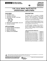 Click here to download OPA2379AID Datasheet