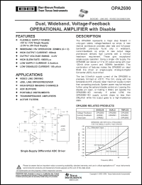 Click here to download OPA2690I-14DRG4 Datasheet