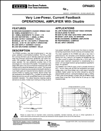 Click here to download OPA683IDG4 Datasheet