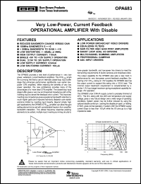 Click here to download OPA683 Datasheet